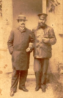 Alberto col fratello Edoardo a S. Trovaso (TV) nel 1905