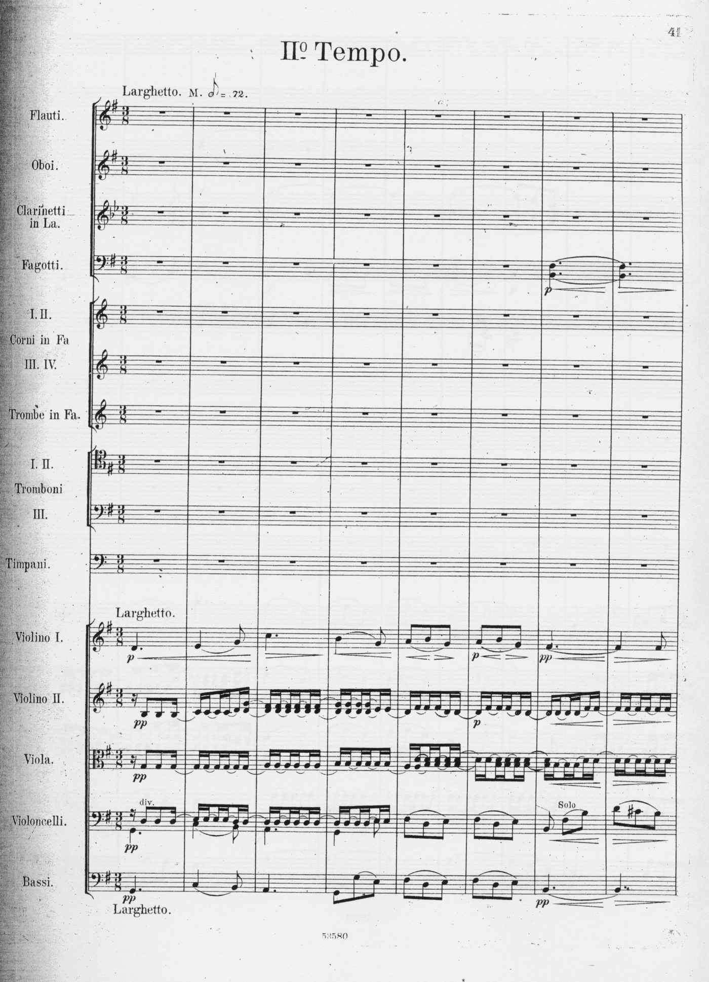 Alberto Franchetti, Sinfonia - II tempo