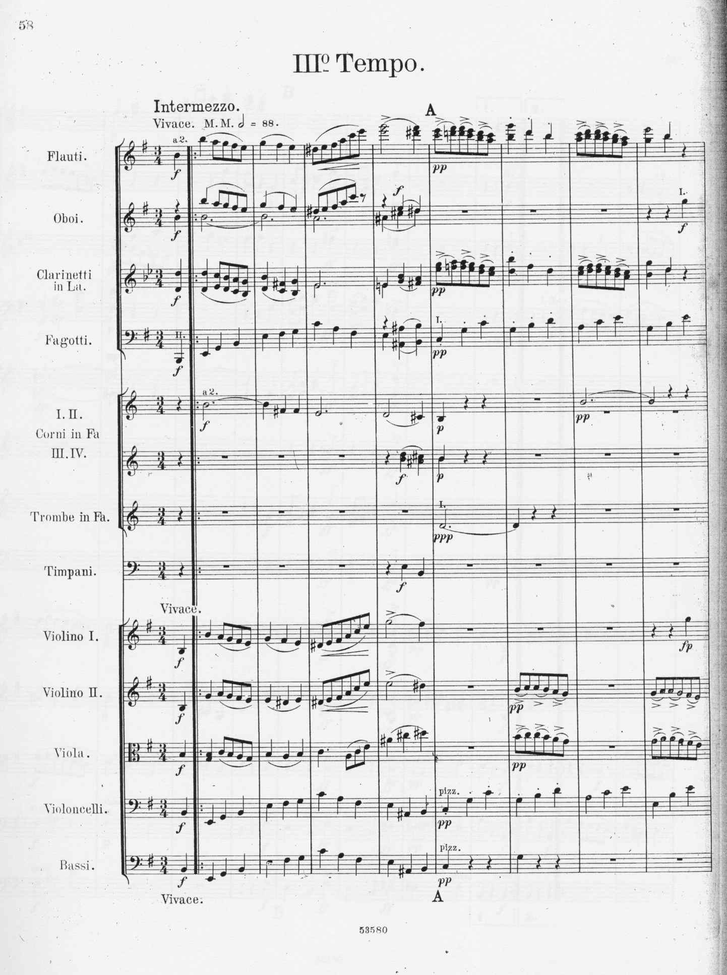 Alberto Franchetti, Sinfonia - III tempo