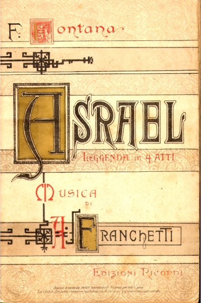 Asrael - libretto (Ricordi)