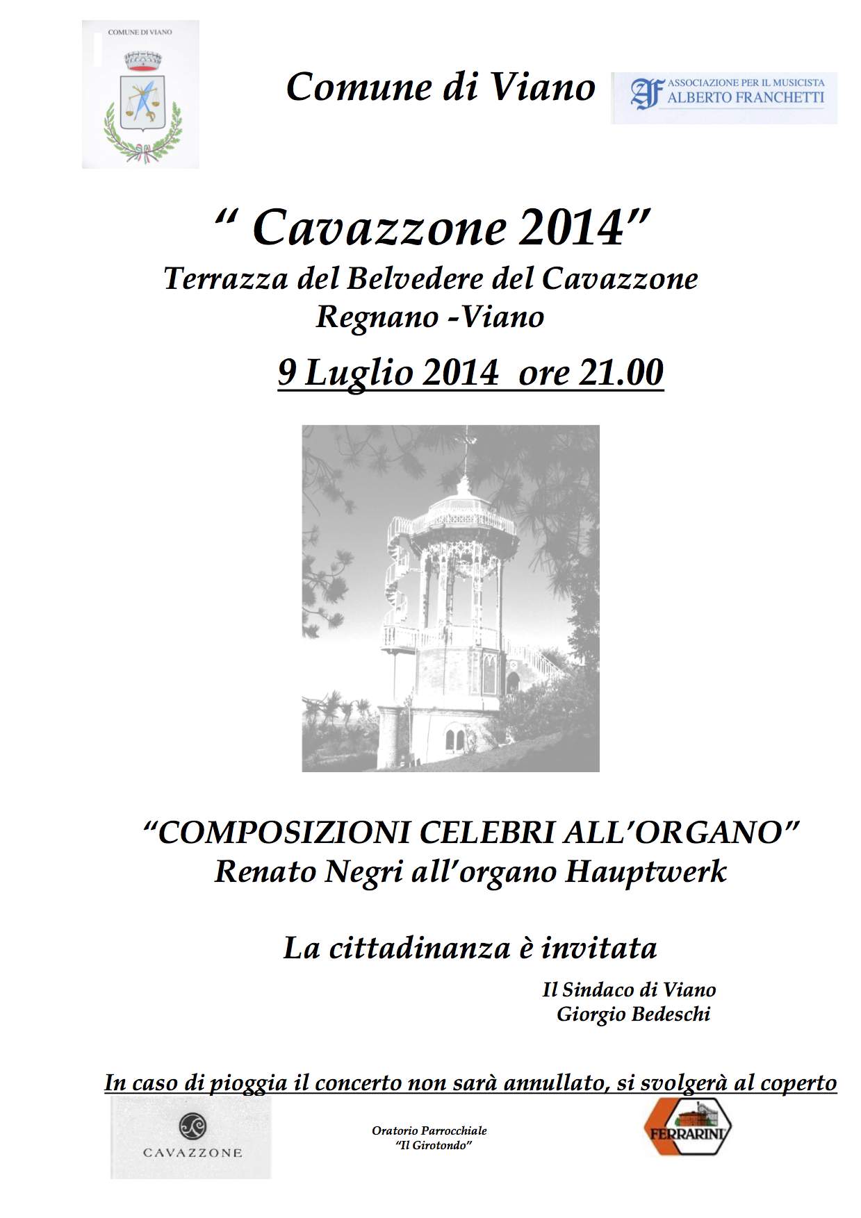 Locandina Cavazzone 9 lug 2014