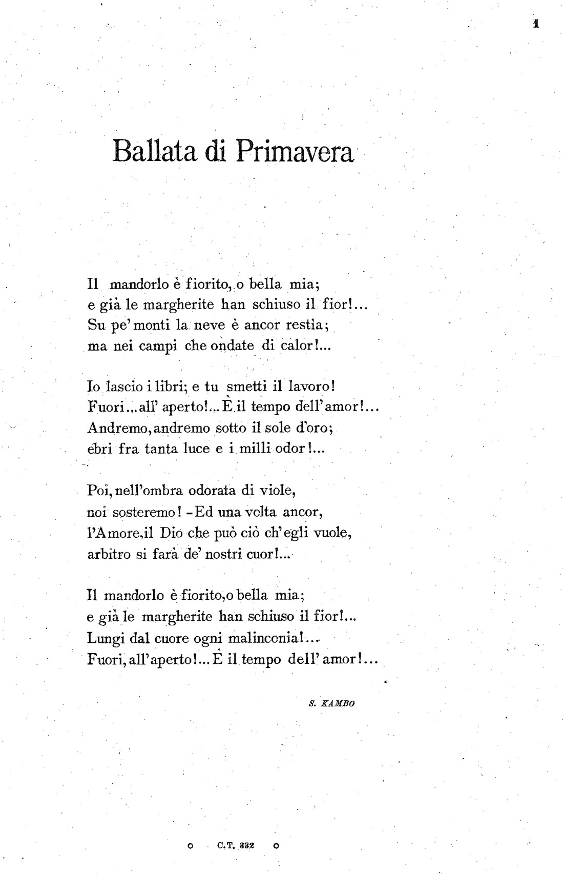 Franchetti - Ballata di primavera1
