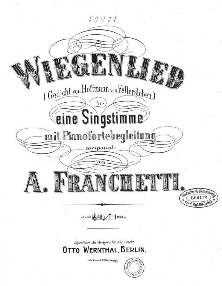 Franchetti_Wiegenlied